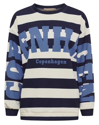 Marta du Chateau - MdcNerina Sweatshirt - Blue/ Jeans